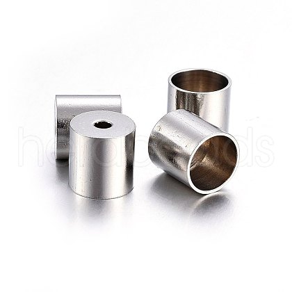 Tarnish Resistant 201 Stainless Steel Cord Ends STAS-O107-13P-1