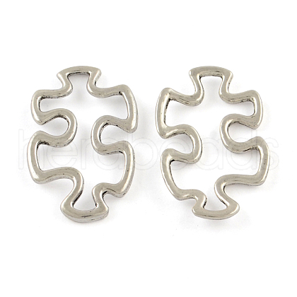Tibetan Style Alloy Linking Rings TIBE-N009-04AS-NR-1