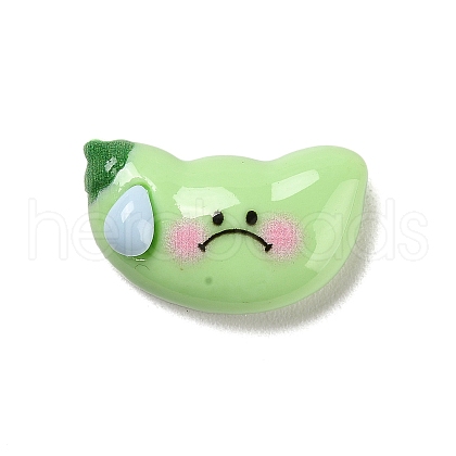 Opaque Resin Cabochons RESI-Z012-01H-1