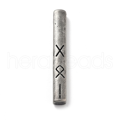 Retro 304 Stainless Steel Pendants STAS-V008-32AS-10-1