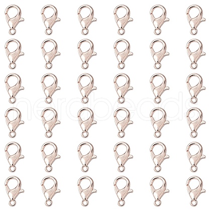 Zinc Alloy Lobster Claw Clasps FIND-FS0001-75RG-1