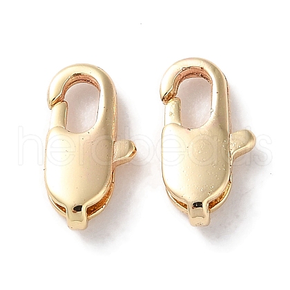 Rack Plating Brass Lobster Claw Clasps KK-F090-23LG-02-1