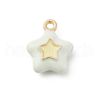Alloy Enamel Charms ENAM-E362-08E-1