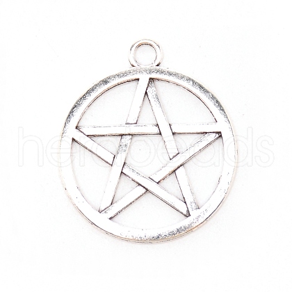 Tibetan Style Alloy Pendants PALLOY-WH0088-60C-AS-1