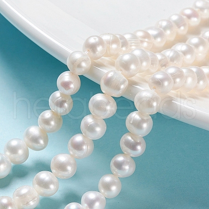 Natural Cultured Freshwater Pearl Beads Strands PEAR-I004-09-1
