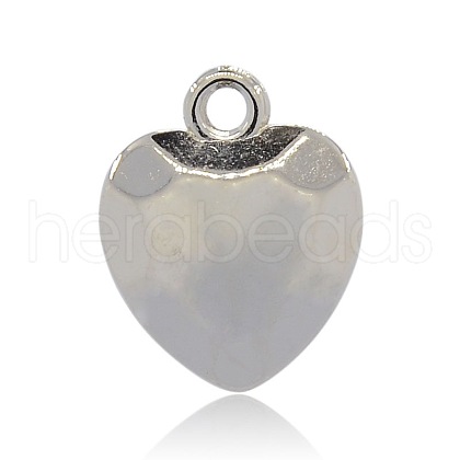 CCB Plastic Heart Pendants CCB-J027-66P-1