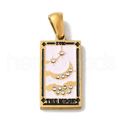 304 Stainless Steel Pendants STAS-C100-02A-G-1