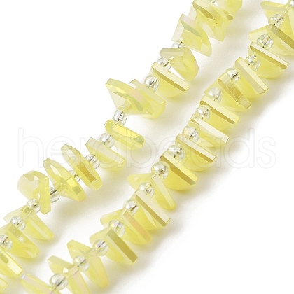 Electroplate Glass Beads Strands EGLA-S176-05A-B13-1