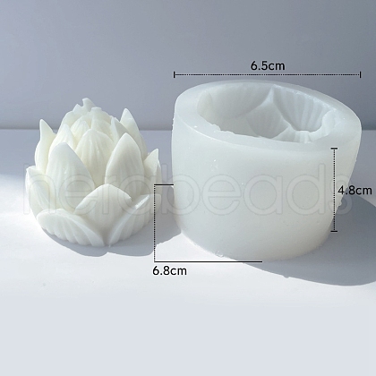 Lotus DIY Food Grade 3D Silicone Molds PW-WG73933-01-1