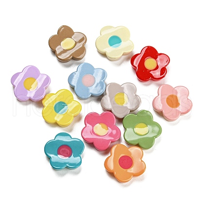 Opaque Resin Cabochons X-RESI-D003-01-1