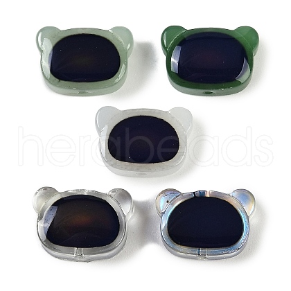 Two Tone Glass Mood Beads GLAA-Z007-09-1