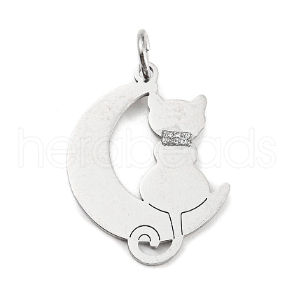 Non-Tarnish 304 Stainless Steel Pendants STAS-E205-04P-1