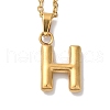 PVD Vacuum Plating 201 Stainless Steel Necklaces NJEW-H033-01G-H-1