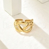 304 Stainless Steel Cuff Rings for Women RJEW-G338-25G-1