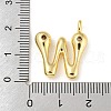 Rack Plating Brass Micro Pave Cubic Zirconia Pendants KK-A200-24G-W-3