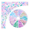   10 Setes 10 Colors Transparent Frosted Glass Round Seed Beads GLAA-PH0003-44B-7