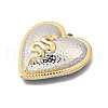 304 Stainless Steel Pendants STAS-M123-03G-PG-2
