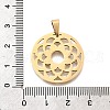 201 Stainless Steel Pendants STAS-R166-06G-3