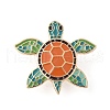 Alloy Enamel Brooches PALLOY-D363-01D-KCG-1