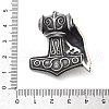 304 Stainless Steel Pendants STAS-V008-08AS-3