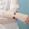 DICOSMETIC 60Pcs 5 Colors Food Grade Eco-Friendly Silicone Beads SIL-DC0001-37-6