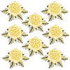 Peony Shape Water Soluable Multi-Layer Appliques PATC-WH0011-02-1
