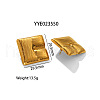 Fashionable Irregular Stainless Steel Stud Earrings for Women MT3122-7-1