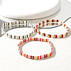 3Pcs 3 Colors Bohemian Style Glass Seed Beads Stretch Bracelets for Women VA2508-2