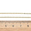 Brass Cable Chain Necklaces Making MAK-P011-01G-3