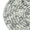 Natural Sesame Jasper/Kiwi Jasper Beads Strands G-P575-B23-4x2mm-3