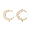 Brass Link Connectors KK-K253-10G-1