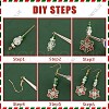SUNNYCLUE DIY Christmas Snowflake Earring Making Kit DIY-SC0022-84-6