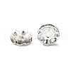 Brass Rhinestone Spacer Beads RB-A014-L10mm-01S-2
