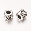 Antique Silver CCB Plastic Spacer Beads X-PCCBH367Y-2