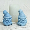 3D Dancing Lion Head DIY Food Grade Silicone Candle Molds PW-WG99762-01-3
