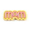 Mother's Day Opaque Resin Cabochons RESI-Z009-02E-1-1