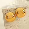 304 Stainless Steel Stud Earrings EJEW-D282-01G-1