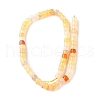 Natural Topaz Jade Beads Strands G-U023-B02-04-3