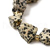 Raw Rough Natural Dalmatian Jasper Beads Strands G-Z087-A01-4
