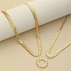 Alloy Wheat Chain Necklaces & Bracelets & Rings Sets FS-WG569C4-01-3