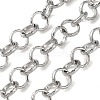 304 Stainless Steel Textured Figaro Chains CHS-S010-03P-1