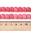 Dyed Natural White Jade Beads Strands G-T138-S16-5