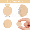 Olycraft Beech Wooden Round Pieces WOOD-OC0002-37-2
