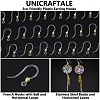 Unicraftale 80Pcs Eco-Friendly Plastic Earring Hooks STAS-UN0054-49-5