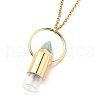 304 Stainless Steel Openable Perfume Bottle Pendant Necklaces NJEW-I239-05G-3