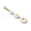 2Pcs 2 Styles Natural Freshwater Shell Enamel Pendants PALLOY-JF03481-4