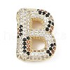 Brass Micro Pave Cubic Zirconia Pendants KK-Z108-02G-B-1