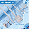 5 Yards Sparkle Polyester Ribbons DIY-WH0580-16B-4