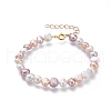 Mother's Day Jewellery Natural Freshwater Pearl Beaded Bracelets Sets BJEW-JB05122-6