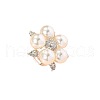 Alloy Rhinestone Adjustable Cuff Rings for Women WU2379-4